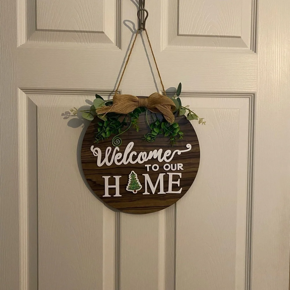 Welcome Sign For Door